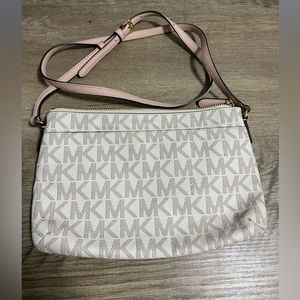 MICHAEL Michael kors monogrammed crossbody!